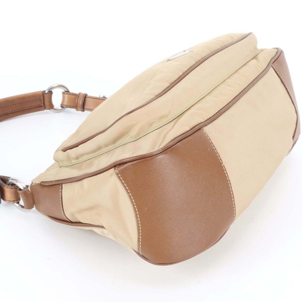 PRADA Brown Leather Shoulder Bag - Picture 4 of 8